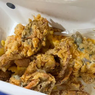 Fried oysters