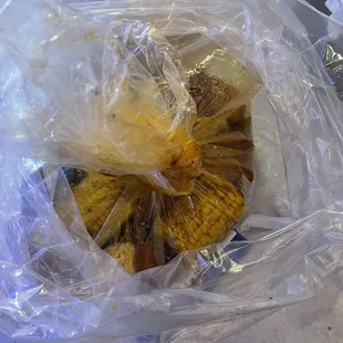 Family platter #3 leftovers. Definitely made for 4 people or more!