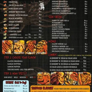 chicken wings and fried chicken