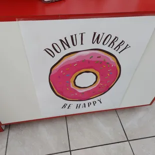 donut worry be happy