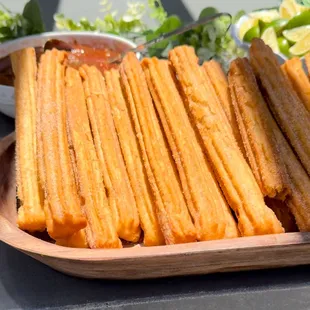 Churros for dessert.