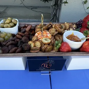 Fruit &amp; Cheese Board.