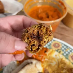 Malai Kofta - the insides of the potatoe was burnt, but i still loved the sauce.