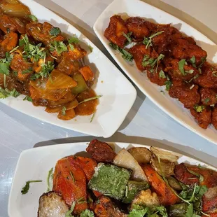 Chili Paneer Tandoori Chicken Tandoori Prawns