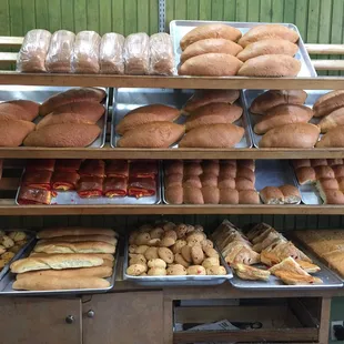 Large selection of baked goods