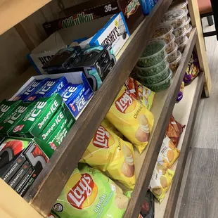 a variety of snacks