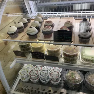 Desserts and salads ready to go. I Recommend the potato salad