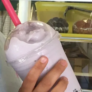 small taro boba with no whipped cream