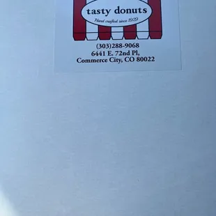 a box of donuts