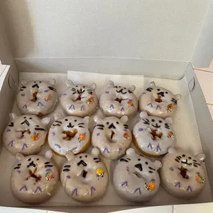 Pusheen the Cat custom donuts