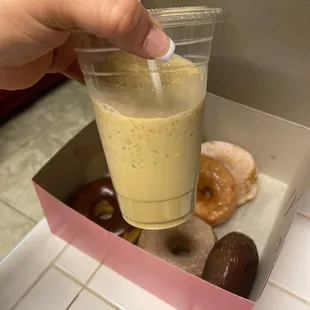 Iced mocha coffee