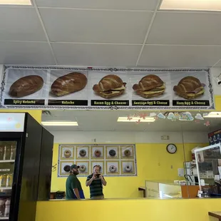 a man and a woman at a counter