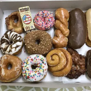 Assorted donuts