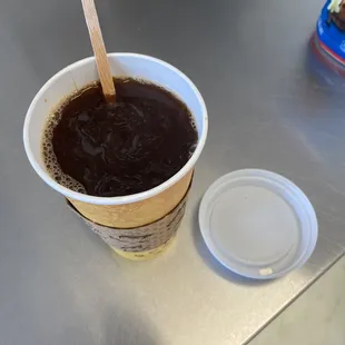 Hot coffee