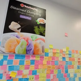 Post-it notes all around