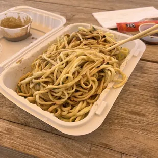 Sesame peanut cold noodles