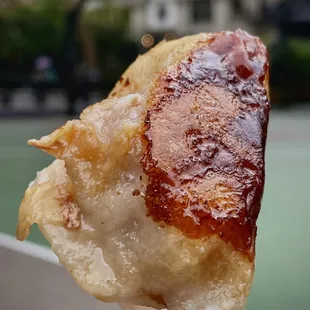 Chives and Pork Fried Dumplings. $1.75