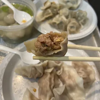 3. Chives and Pork Boiled Dumpling Plate