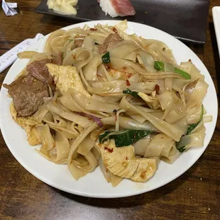 Drunken noodles