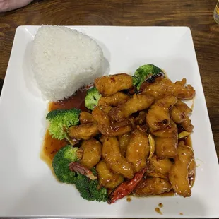 Orange chicken