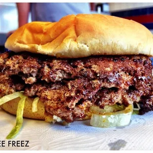 Classic double steak-burger