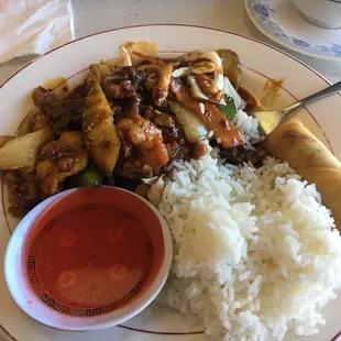 Happy Family lunch special with soup.