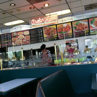 the interior of a restaurant