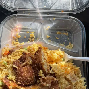 If you look at it nothing is there but I'm glad the light hit it because I saw it just in time .