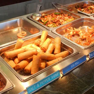 a variety of food items