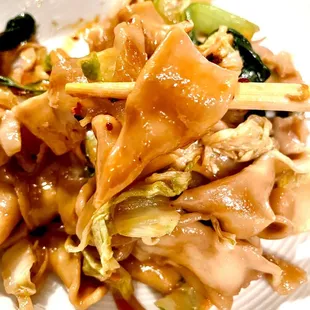 A. Pan Fried Vegetable Noodles. $11.50 + tax + tip