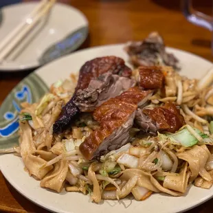 a plate of food