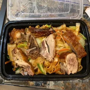 H. Pan Fried Roast Duck Noodle