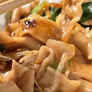 A. Pan Fried Vegetable Noodles. $11.50 + tax + tip