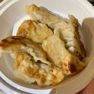 Pork and vegetable dumplings