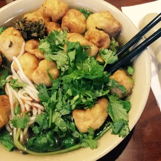 2.Tofu & Vegetable Noodle Soup