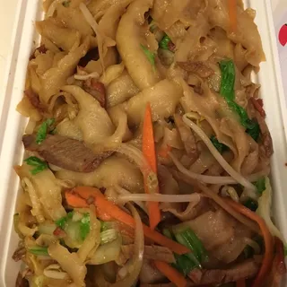 E. Pan Fried Roast Pork Noodle