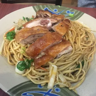 G. Pan Fried Roast Duck Noodles