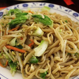 M. Pan Fried Noodles with Fried Tofu