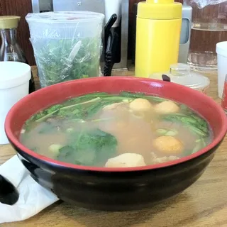 31. Mixed Fish Ball Noodle Soup
