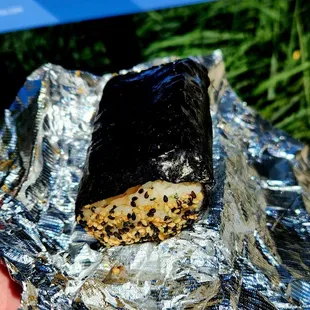 Portuguese Sausage musubi
