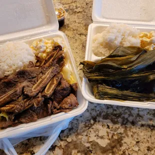 Bbq beef and short rib combo