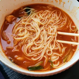 Champong () Verdict: 9/10 spicy/delicious seafood noodle soup