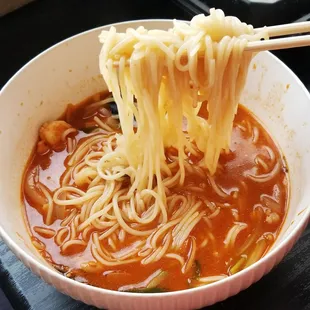 Champong () Verdict: 9/10 spicy/delicious seafood noodle soup