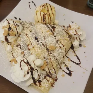 Smores crepe