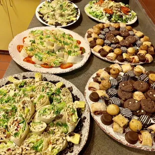 Catering trays for events and meetings