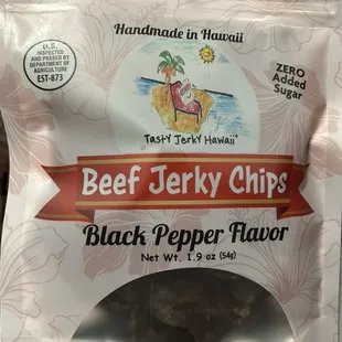 New Black pepper flavored bag design. Zero added sugar, No MSG , gluten free, keto friendly.