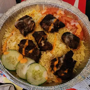 Kabab Platter - Lamb