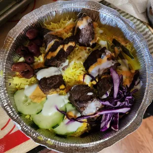 Beef Kabab Platter