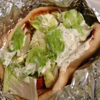 Chicken on Pita
