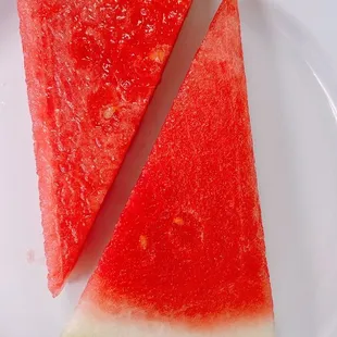 The owner gave us some watermelon at the end!